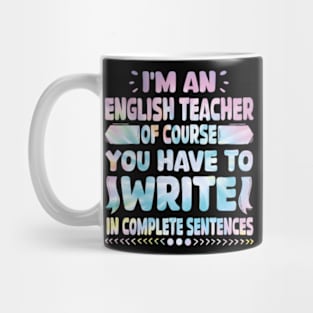 English Teacher Linguistics Grammar Professor Writer Editor Mug
